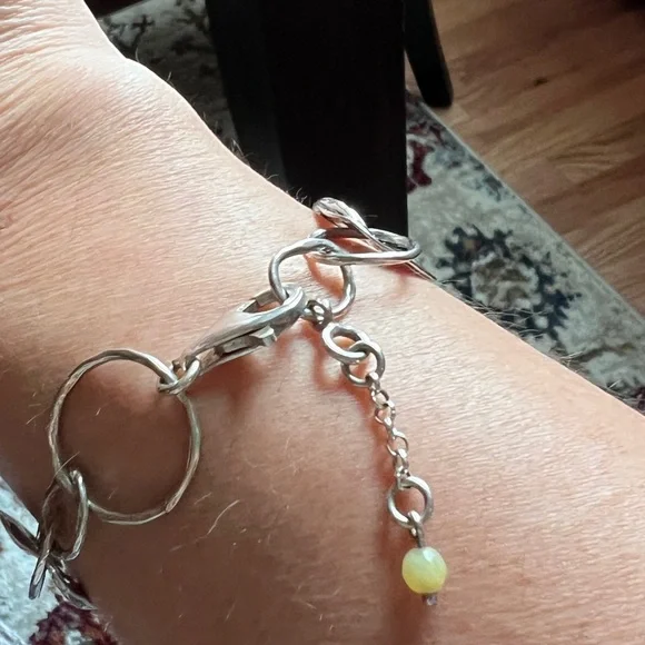 Sildada Silver Bracelet with Yellow Accent - Picture 2 of 4
